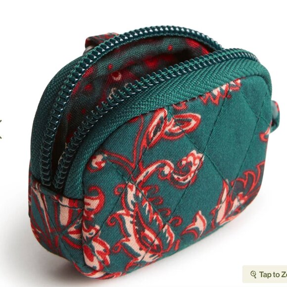 Vera Bradley Victorian Vines Bag Charm for AirPods NWT - Picture 1 of 3